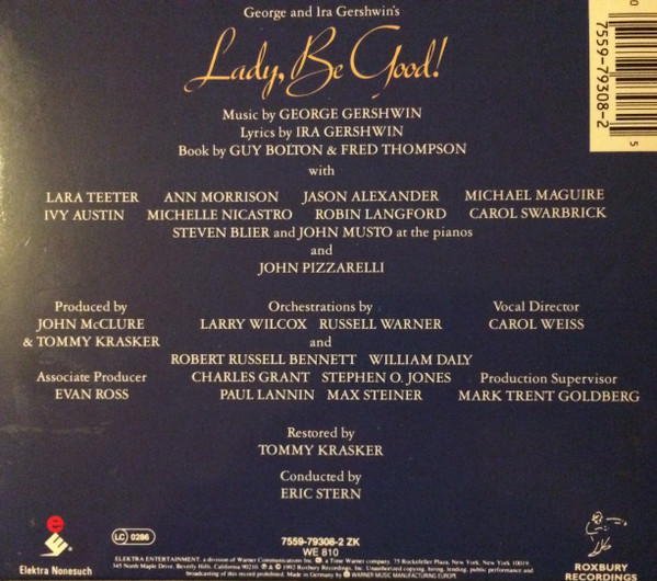 George Gershwin - Lady, Be Good! (1992 Studio Cast) - Used CD image 2