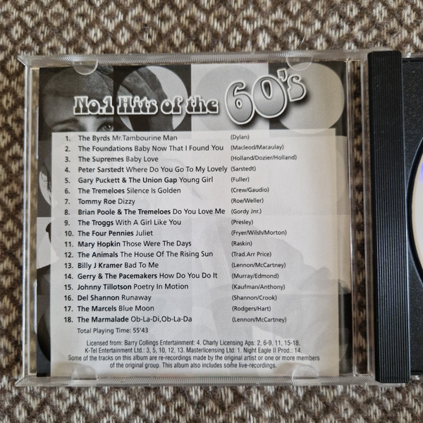 Various - No.1 Hits Of The 60's - Used CD image 4