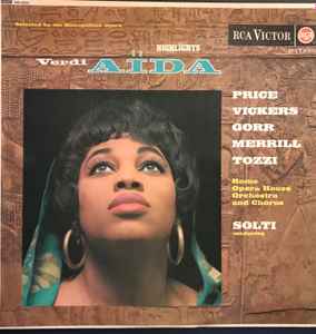Giuseppe Verdi - Aida Highlights - Used Vinyl Record image 1