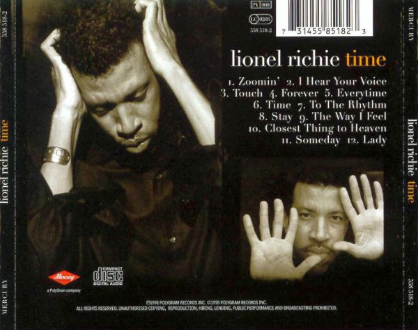 Lionel Richie - Time - Used CD image 2