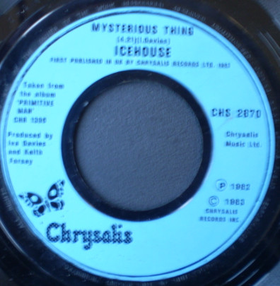Icehouse - Hey Little Girl - Used Vinyl Record 7" image 2