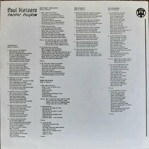 Paul Metsers - Pacific Pilgrim - Used Vinyl Record image 5