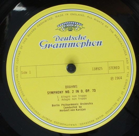 Johannes Brahms - Brahms Symphony No. 2 - Used Vinyl Record image 3