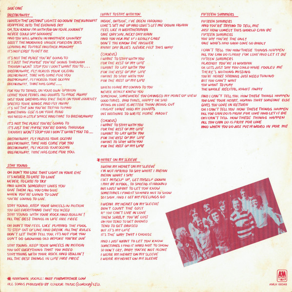 Gallagher & Lyle - Breakaway - Used Vinyl Record image 6