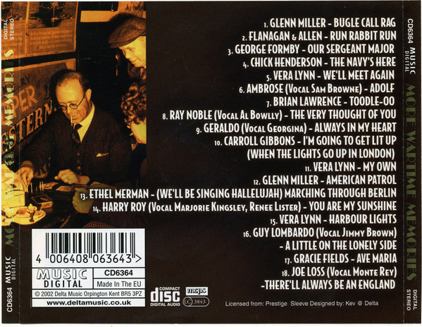 Various - More Wartime Memories - Used CD image 2