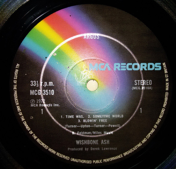 Wishbone Ash - Argus - Used Vinyl Record image 6