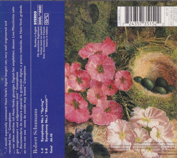 Robert Schumann - Symphony No.1 "Spring", Symphony No.3 "Rhenish" - U image 2