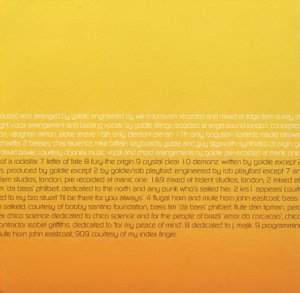 Goldie - Saturnz Return - CD image 6