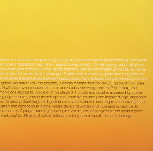 Goldie - Saturnz Return - CD image 7