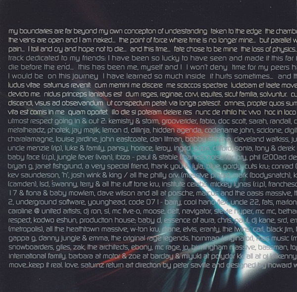 Goldie - Saturnz Return - CD image 8