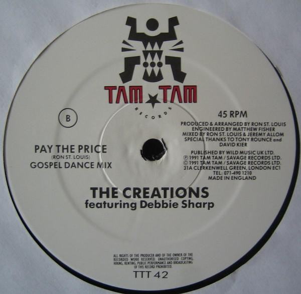 Creations - Pay The Price - Used Vinyl Record 12" image 3