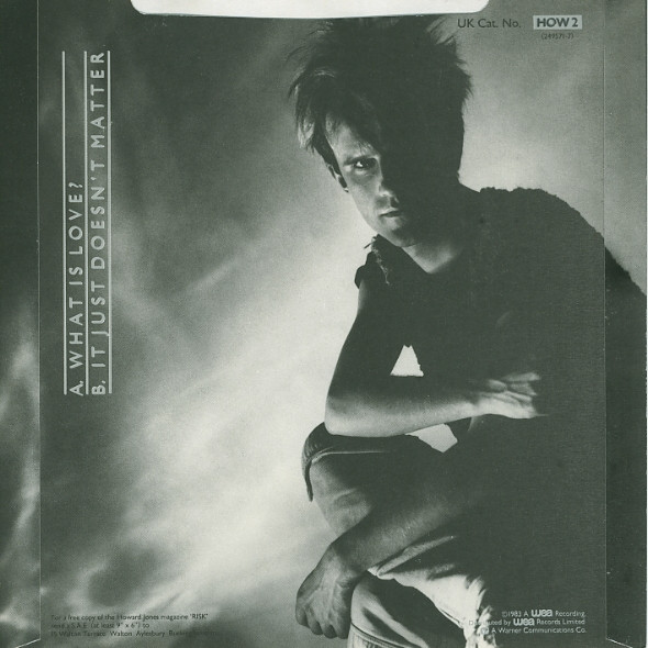 Howard Jones - What Is Love? - Used Vinyl Record 7" image 2