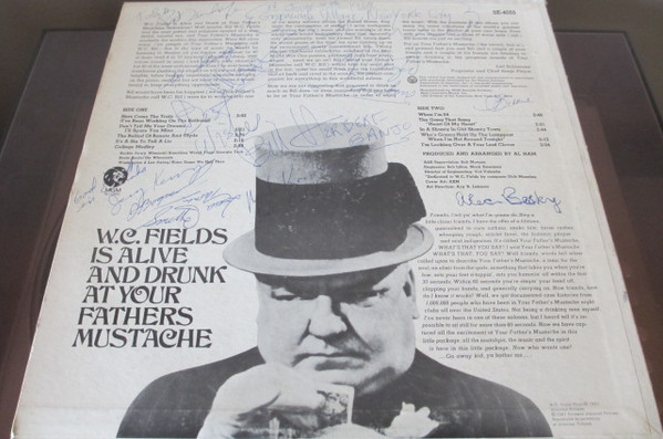 Your Father's Mustac - W.C. Fields Is Alive And Drunk At - Used Vinyl R image 3