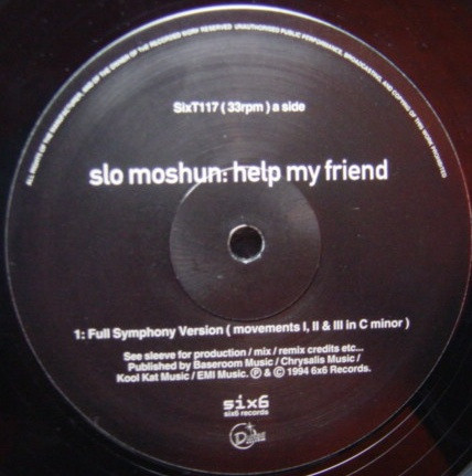 Slo Moshun - Help My Friend - Used Vinyl Record 12" image 3