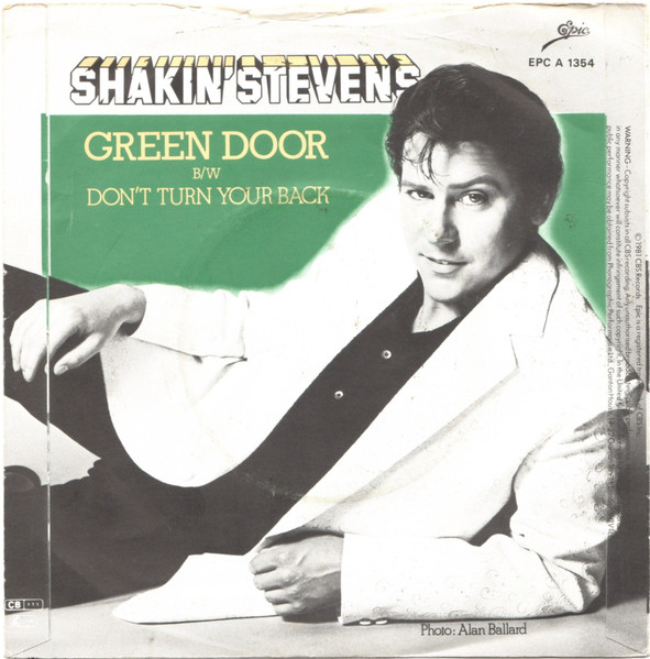Shakin' Stevens - Green Door - Used Vinyl Record 7" image 2