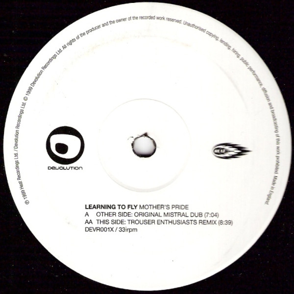 Mother's Pride - Learning To Fly - Used Vinyl Record 12" image 3