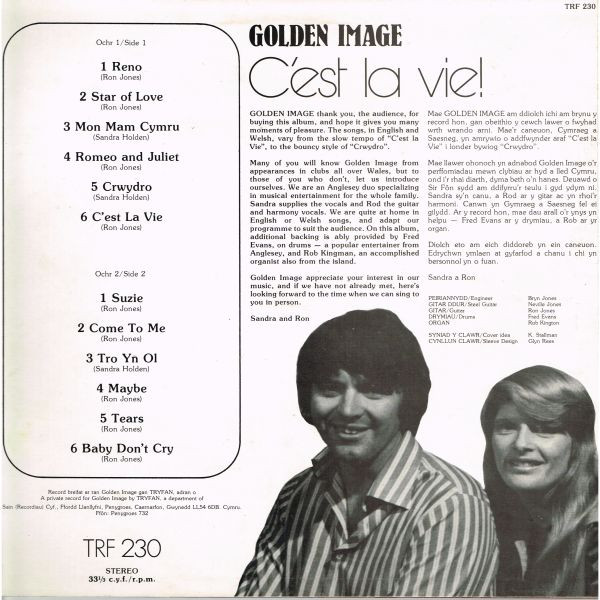 Golden Image - C'est La Vie! - Used Vinyl Record image 2