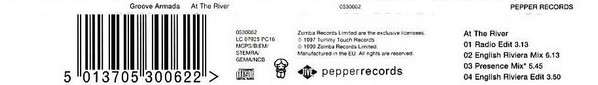 Groove Armada - At The River - Used CD image 3