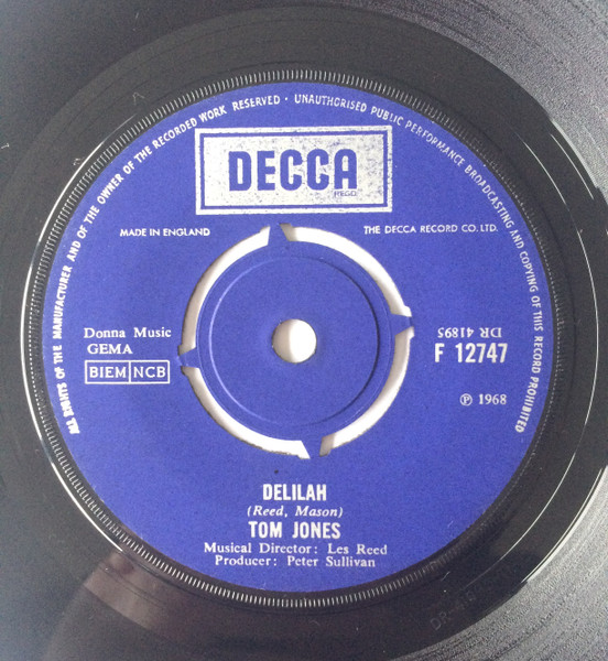 Tom Jones - This Is .... - Used Vinyl Record 7" image 3