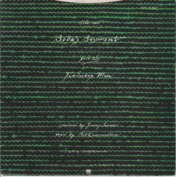 Thrashing Doves - Biba's Basement - Used Vinyl Record 7" image 2