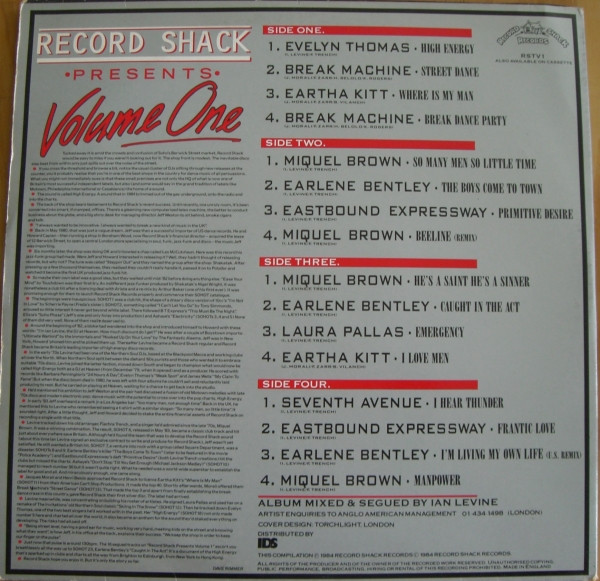 Various - Record Shack Presents Volume One - Used Vinyl Record image 8