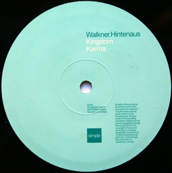 Walkner.Hintenaus - Kingdom - Vinyl Record 12" image 3