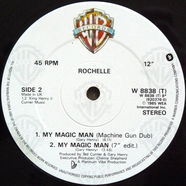 Rochelle - My Magic Man - Used Vinyl Record 12" image 4