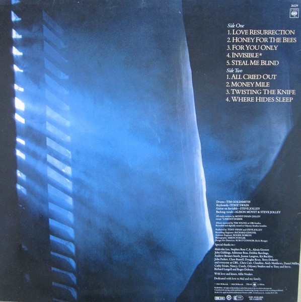 Alison Moyet - Alf - Used Vinyl Record image 2