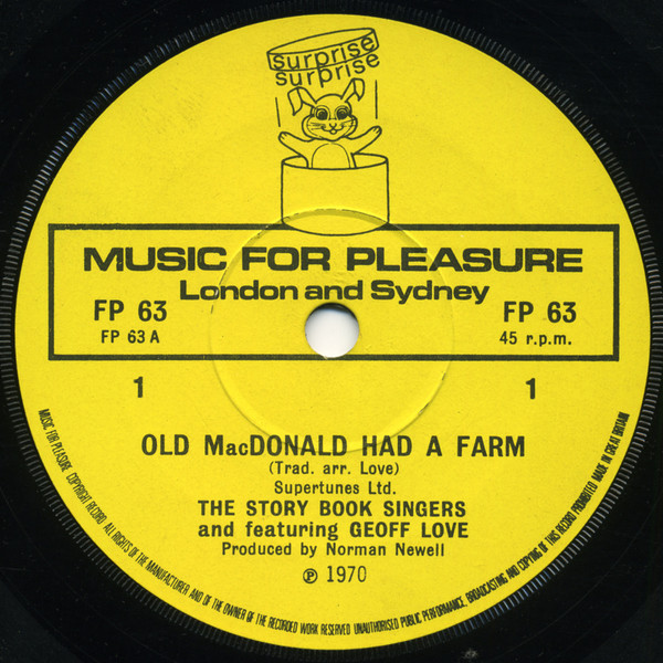 Story Book Singers - Old MacDonald Had A Farm / Froggy Went A-Courtin image 3
