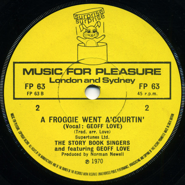 Story Book Singers - Old MacDonald Had A Farm / Froggy Went A-Courtin image 4