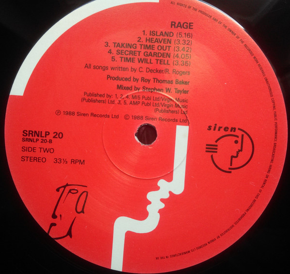 T'Pau - Rage - Used Vinyl Record image 6