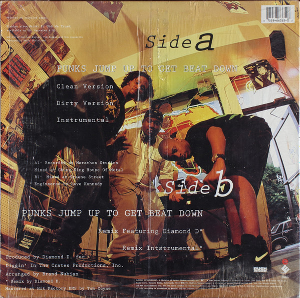 Brand Nubian - Punks Jump Up To Get Beat Down - Vinyl Record 12" image 2