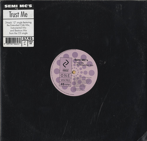 Semi MCs - Trust Me - Used Vinyl Record 12" image 3
