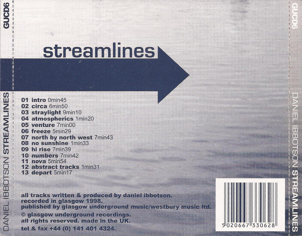 Daniel Ibbotson - Streamlines - Used CD image 2