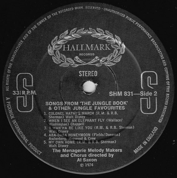 Menagerie Melody Mak - Songs From The Jungle Book And Other Jungle Fa image 4