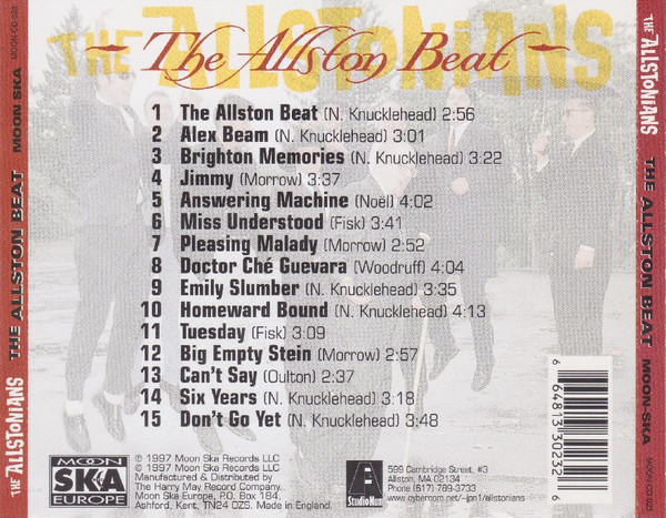 Allstonians - Allston Beat - Used CD image 2