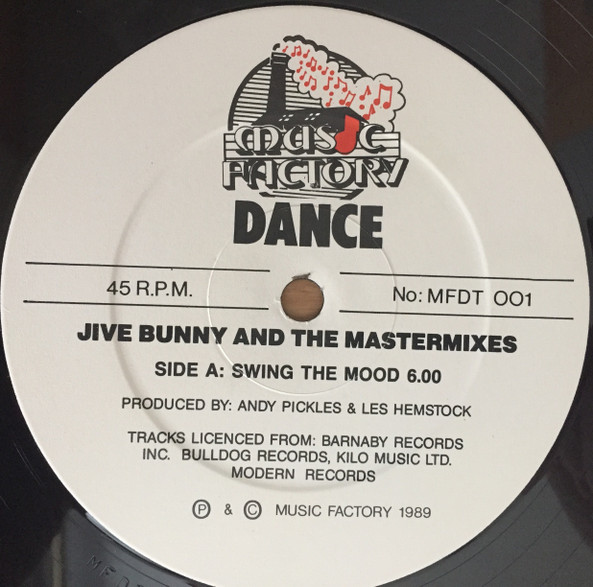 Jive Bunny And The M - Swing The Mood - Used Vinyl Record 12" image 2