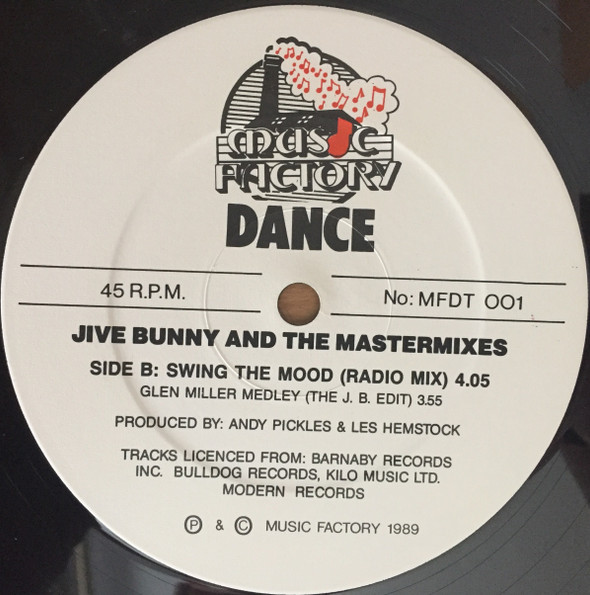 Jive Bunny And The M - Swing The Mood - Used Vinyl Record 12" image 3