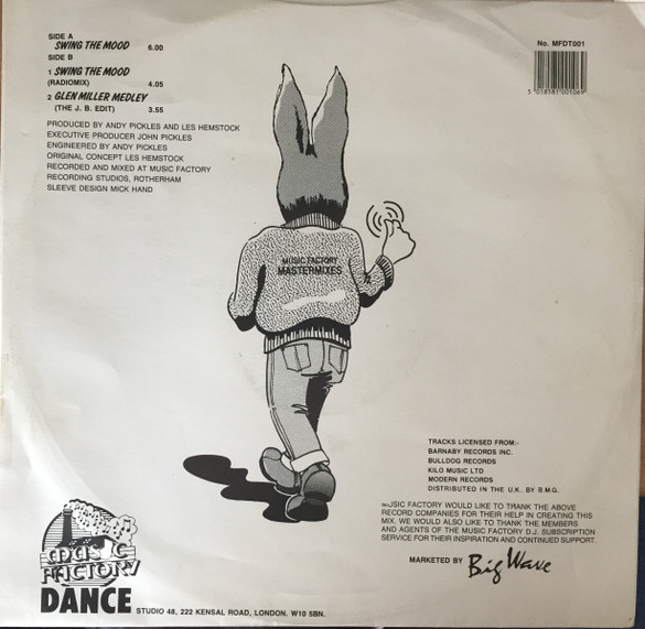 Jive Bunny And The M - Swing The Mood - Used Vinyl Record 12" image 4