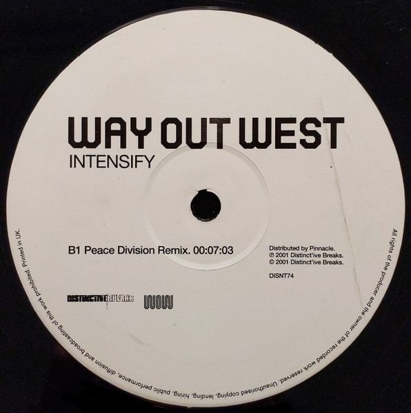 Way Out West - Intensify - Used Vinyl Record 12" image 4