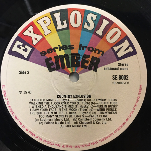 Various - Country Explosion - Used Vinyl Record image 4