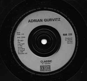 Adrian Gurvitz - Classic - Used Vinyl Record 7" image 1