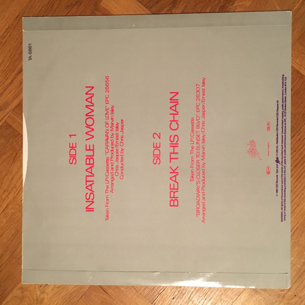 Isley Jasper Isley - Insatiable Woman - Used Vinyl Record 12" image 4