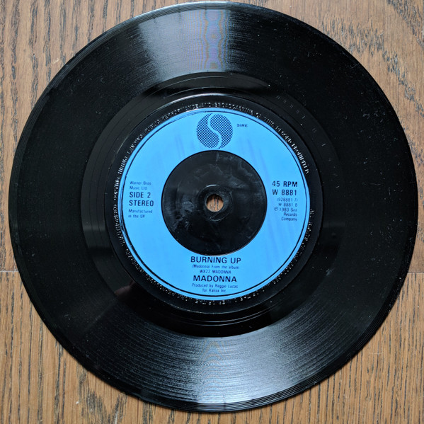 Madonna - Angel - Used Vinyl Record 7" image 2