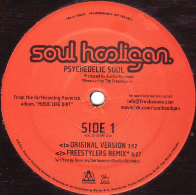 Soul Hooligan - Psychedelic Soul - Used Vinyl Record 12" image 2