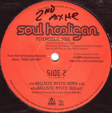 Soul Hooligan - Psychedelic Soul - Used Vinyl Record 12" image 3