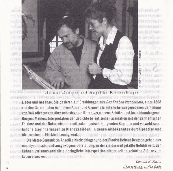 Angelika Kirchschlag - Lieder - Used CD image 11