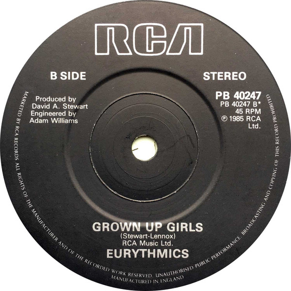 Eurythmics - re Must Be An Angel (Playing With My Heart) - Used Vinyl image 4