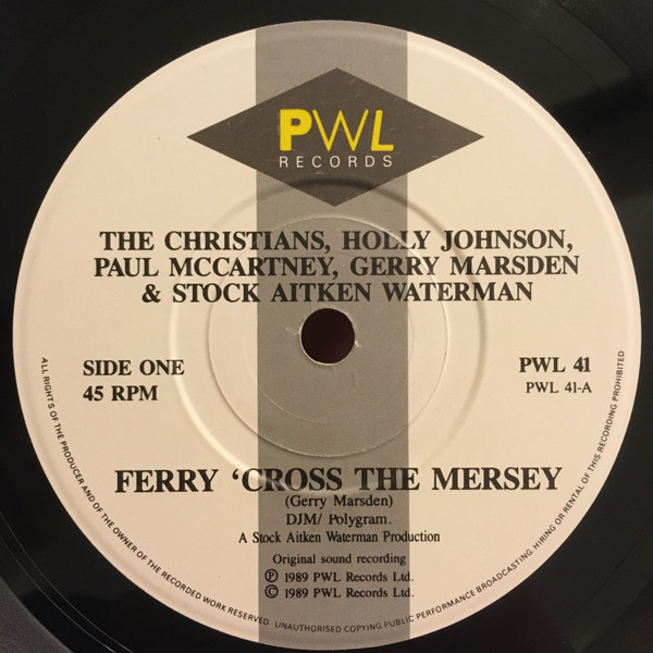 Christians - Ferry 'Cross The Mersey - Used Vinyl Record 7" image 3