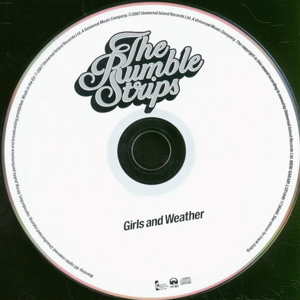 Rumble Strips - Girls And Weather - Used CD image 3
